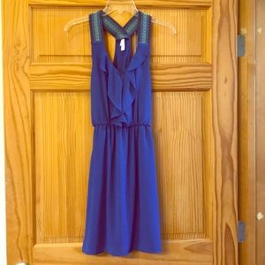 Blue dress with pockets!